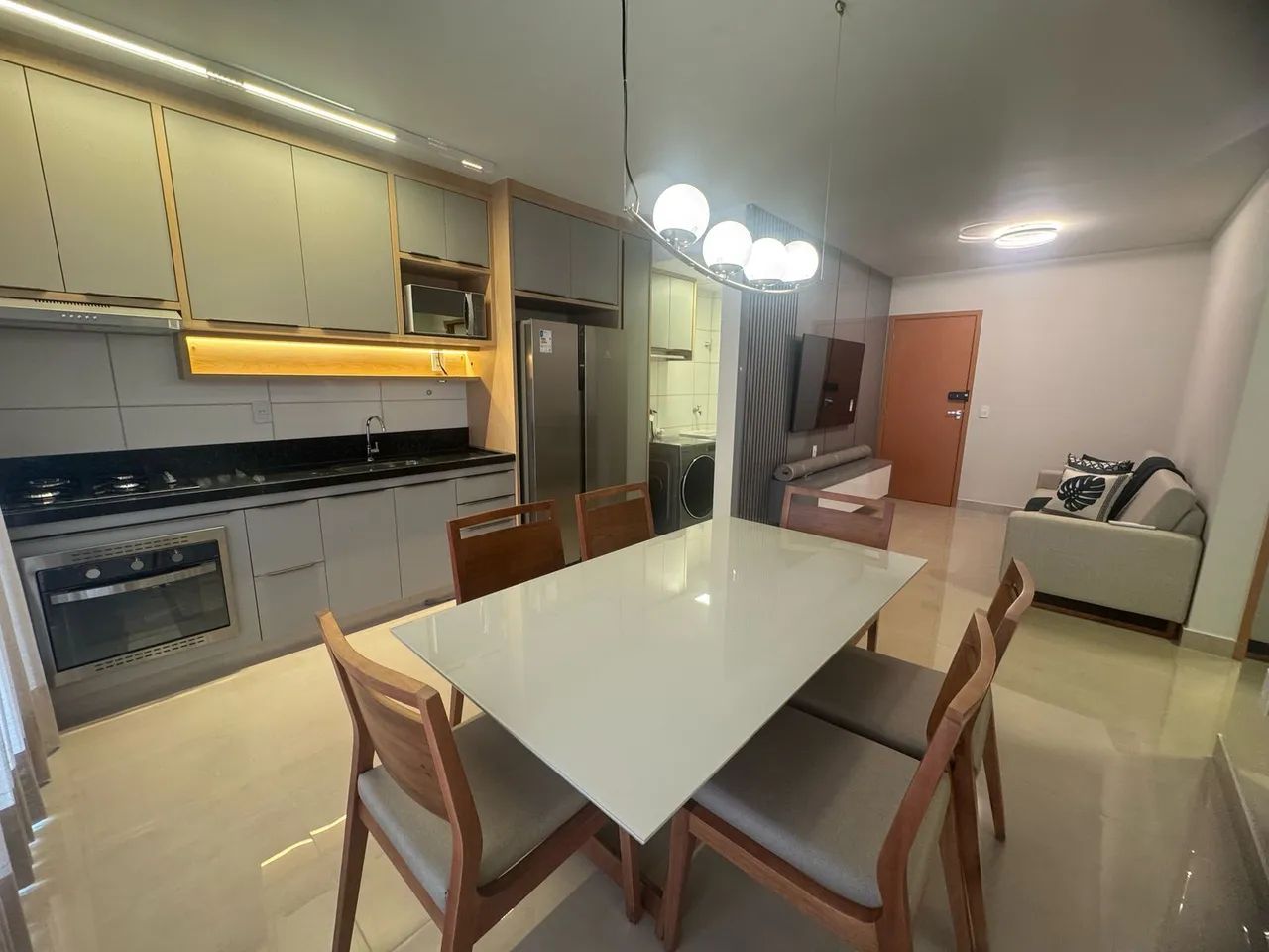 Alugo Apartamento Mobiliado Cheirando Novo 64m2 1 Vaga setor Bueno - Goiânia - GO - Foto 4