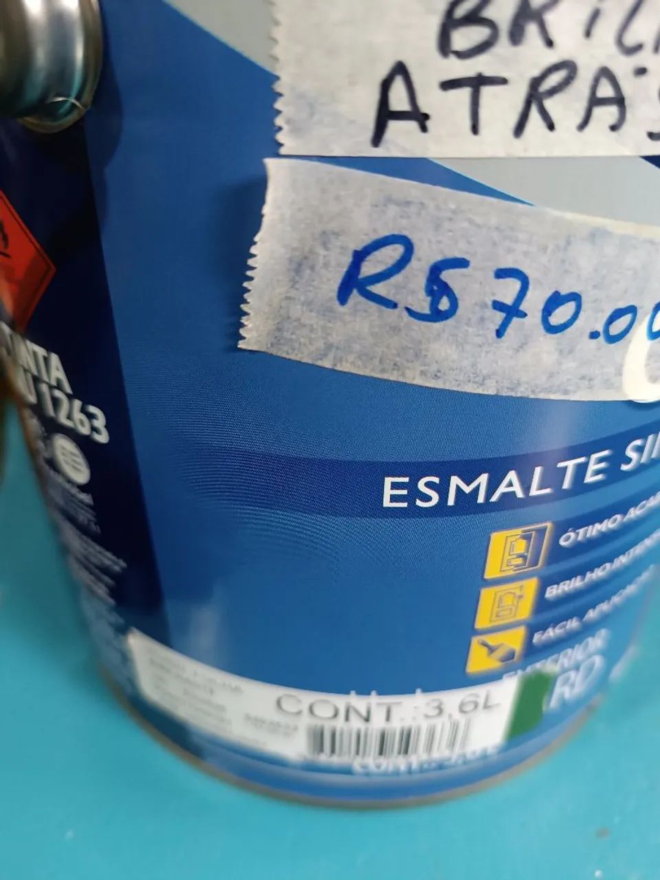 Esmalte Coralar 3,6 litros base solvente  - Foto 3