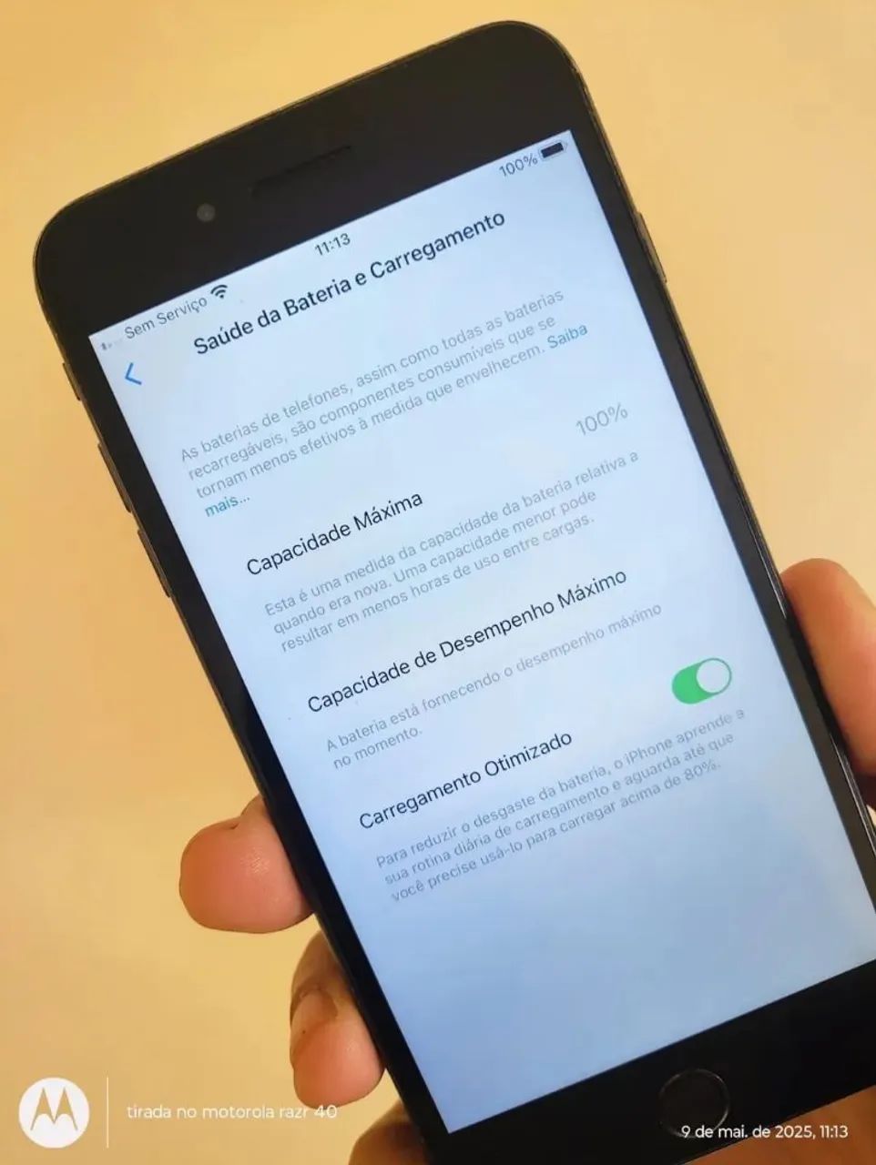 iPhone 8 PLUS de 64 gb biometria ok saúde da bateria 100% - Foto 4