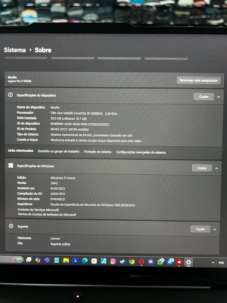 Notebook Gamer Lenovo Legion - Foto 5