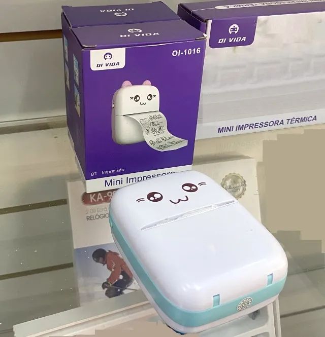 Mini Impressora Térmica Portátil Sem Fio OI-1016