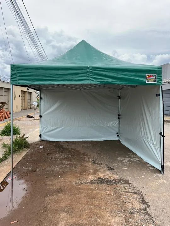 Kit tenda sanfonada com lateral simples PVC - Apenas R$ 1.570,00 em 6 vezes - Foto 2