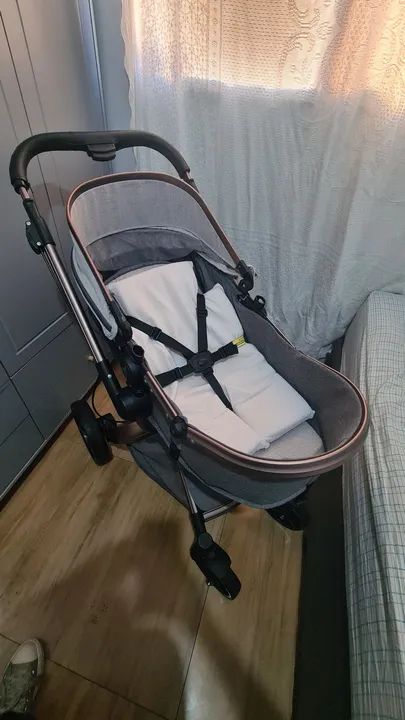 Kit completo Vulcan 360° dzieco + bebê conforto + base do carro - Foto 5