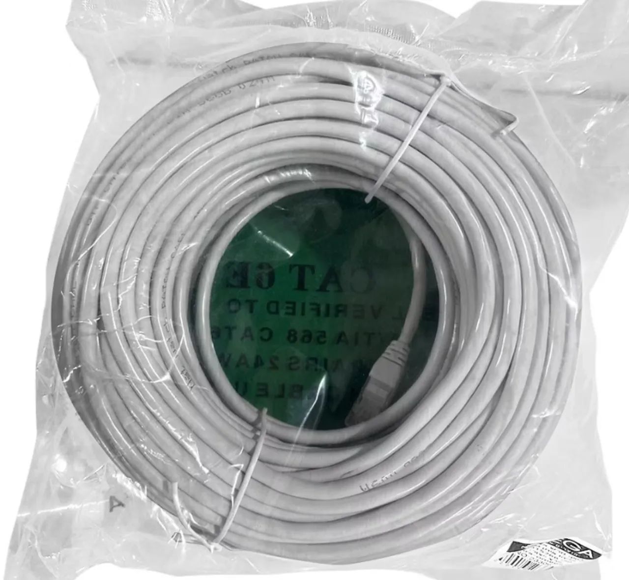 Cabo de rede internet ethernet Rj45 cat6 30 metros crimpado - Foto 5