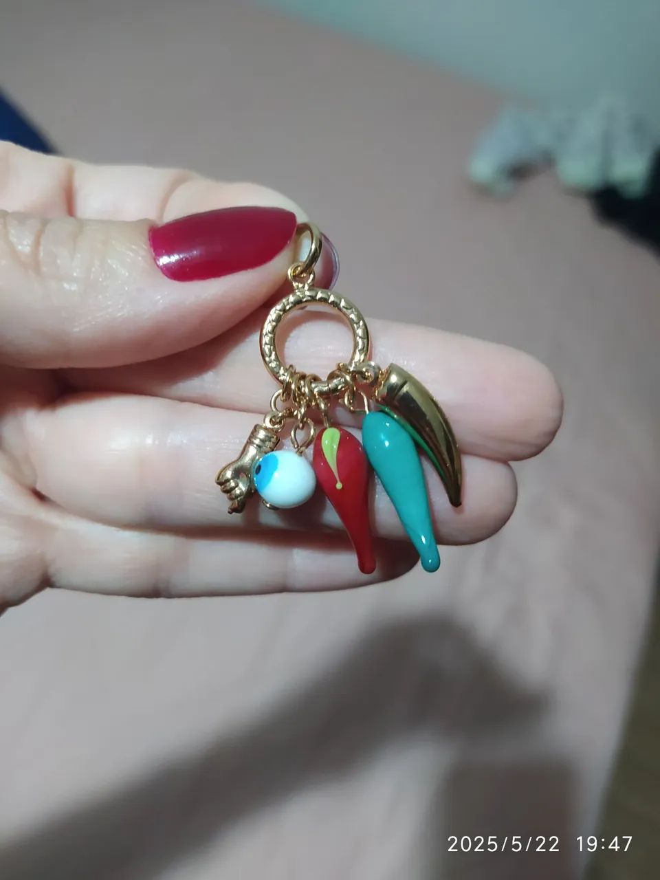 Pingente Rommanel Círculo com berloques  - Foto 2