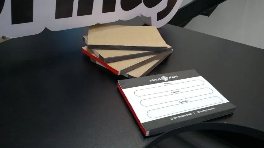 Blocos personalizados, bloco de pedido, bloco de recibo, comanda, os com logomarca - Foto 2