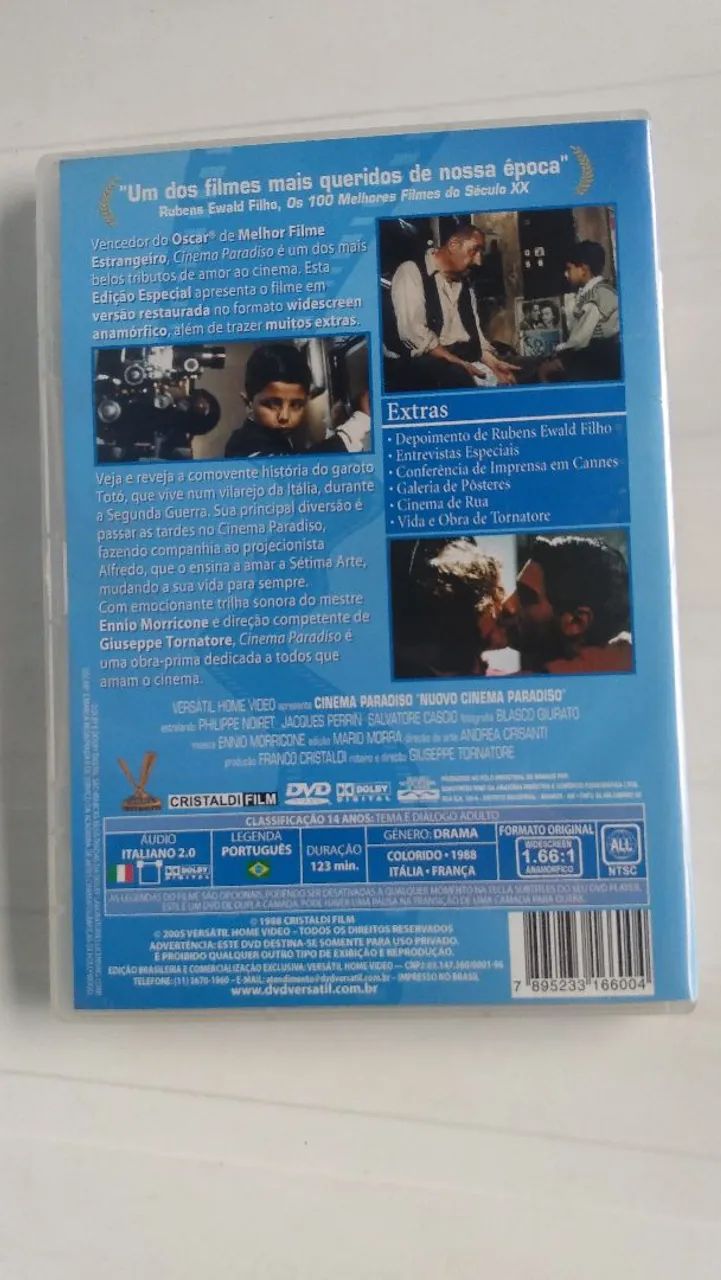 DVD original cinema paradiso.  - Foto 3