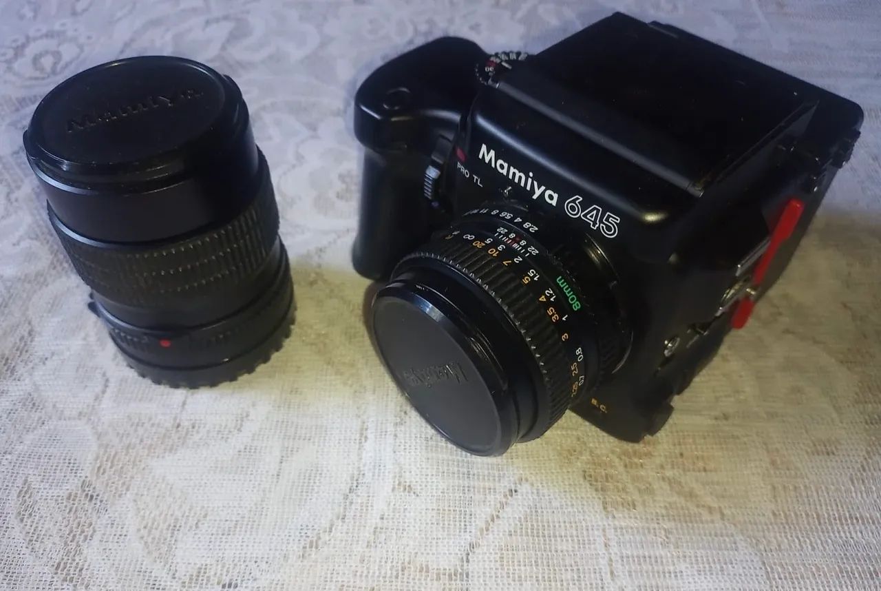 Mamiya 645 Câmera Sekor Objetiva