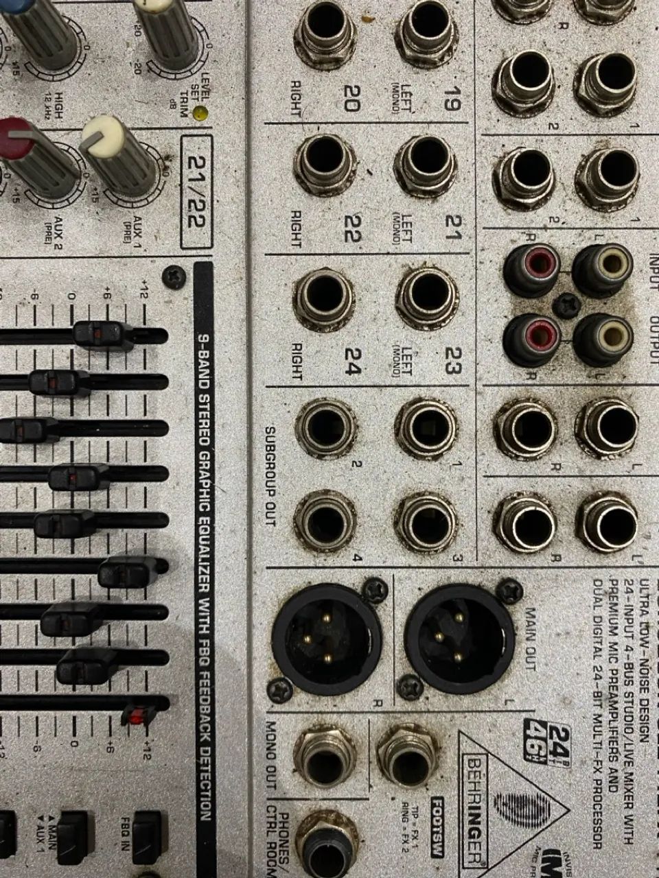 Mesa de Som Behringer EURODESK SL3242FX-PRO - Foto 4