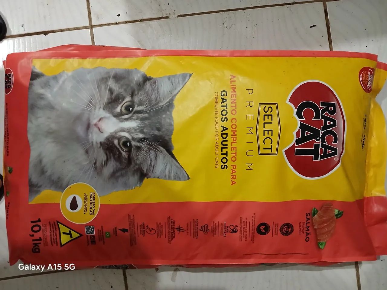 Ração para Gatos Adultos Select Premium Salmão 10,1kg