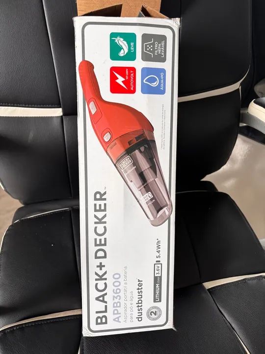 Aspirador de Pó Portátil Black+Decker APB3600 - 3.6V - 5.4Wh