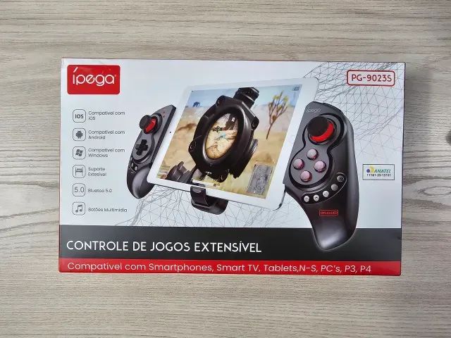 Controle Gamer Para Celular com Bluetooth 5.0 para PC, Celular, Tablet, e Smart TV