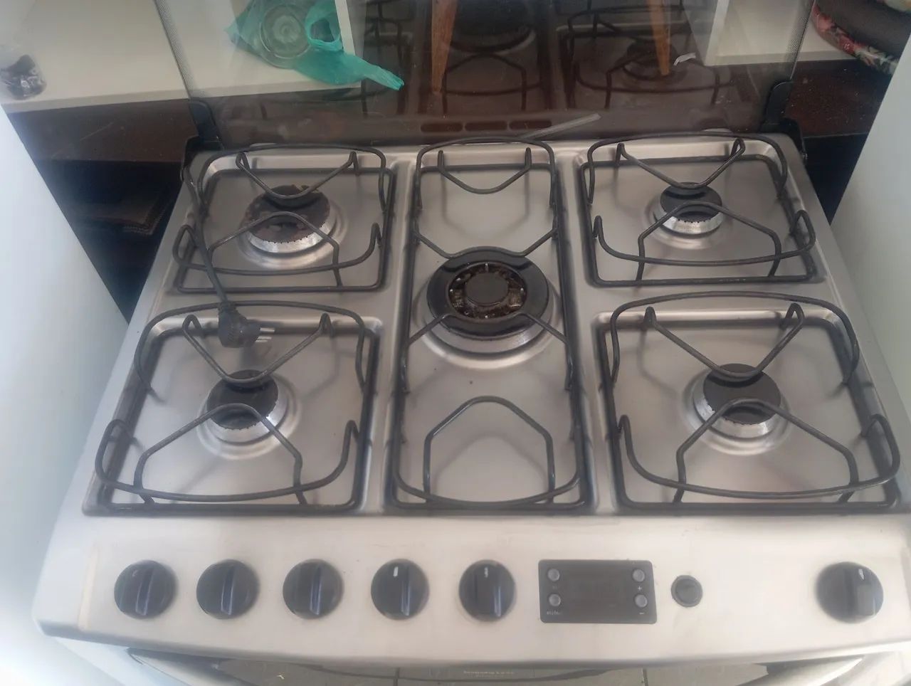 Fogão Electrolux 5 bocas com vidro - Foto 4