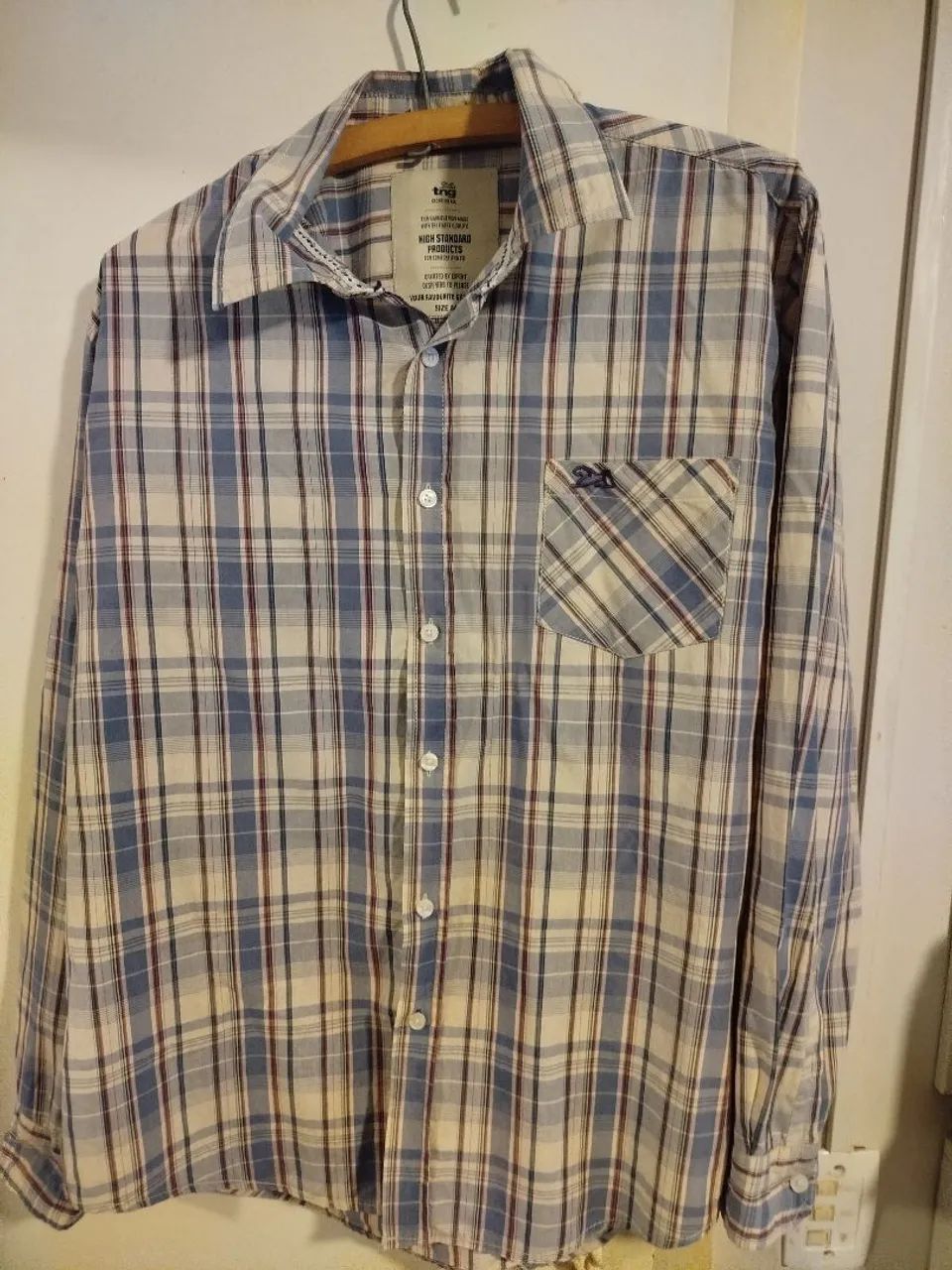 Camisa Xadrez Masculina TNG