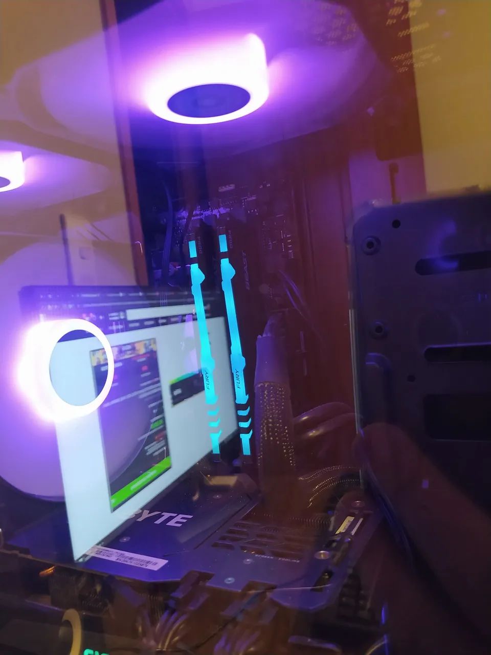 Kingston Fury Beast DDR4 16GB(2x8gb) 3200MHz - Foto 4