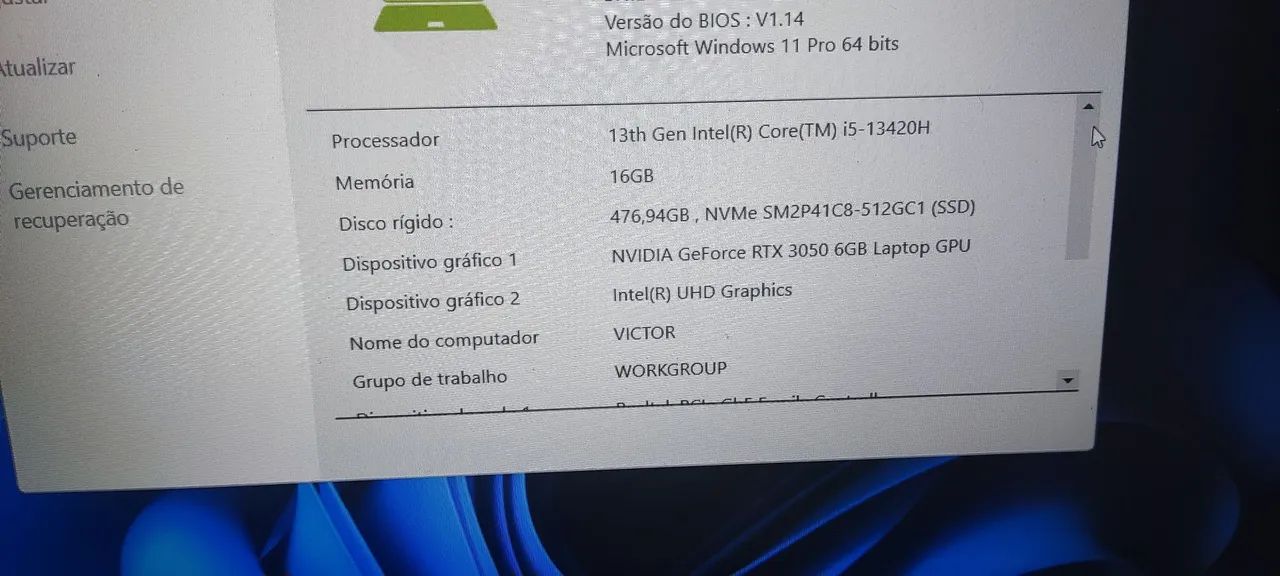 Notebook Gamer Acer Nitro V15 - Foto 4