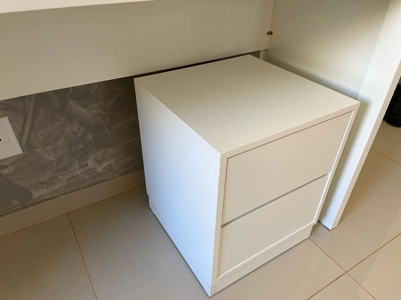MESA DE ESCRITÓRIO 1,50m COM GAVETEIRO 2 GAVETAS 100% MDF - Foto 3