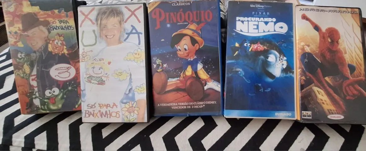 Fitas de Videocassete variadas