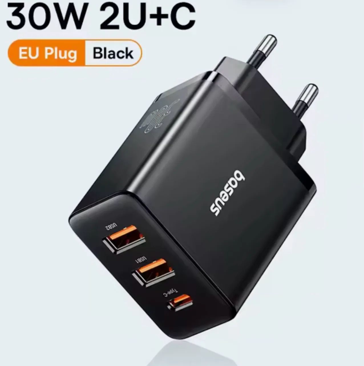 Baseus 30w usb tipo c carregador de telefone pd carga rápida para iphone - Foto 4