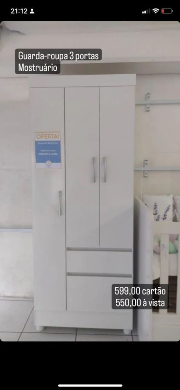 Berço + Guarda-roupas