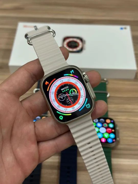Relógios inteligentes Smartwatch Series 8 ULTRA 49 mm com Pulseira Extra  - Foto 3
