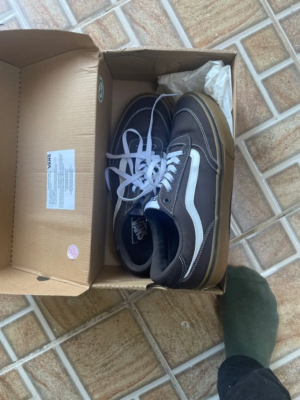 Tênis Vans Marrom Novo