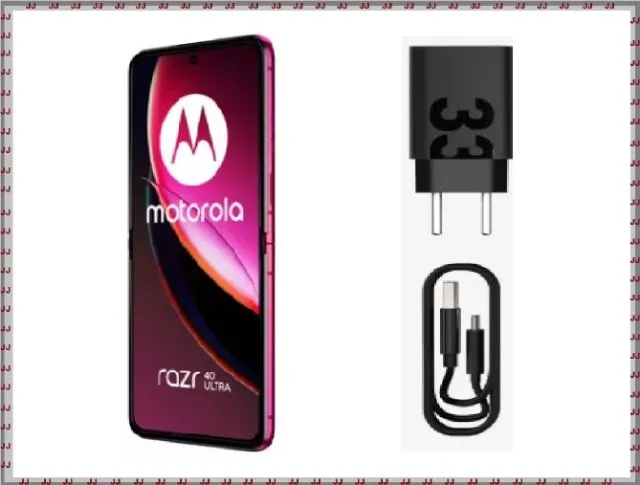 Celular Smarphone Motorola Razr 40 Ultra Viva Margenta Ultra 256 gb - Tela dupla dobrável
