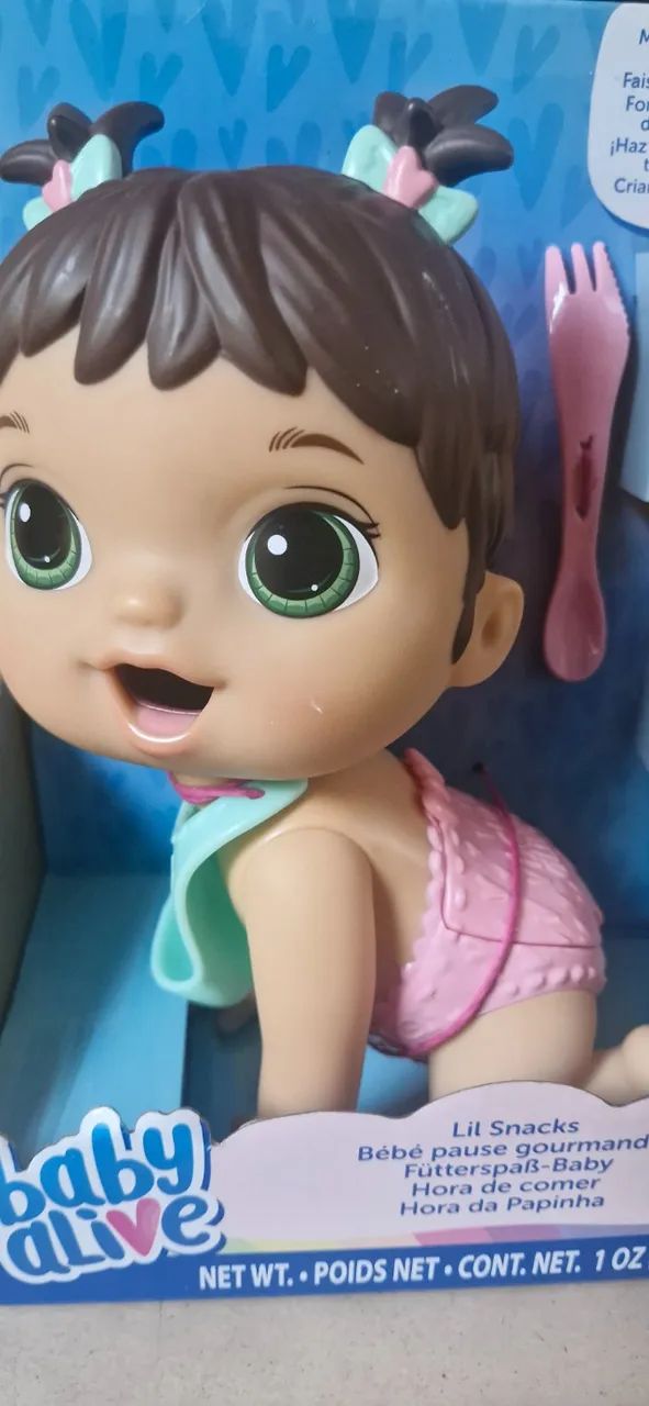 Boneca Baby Alive nova na caixa Hora da Papinha - Foto 2