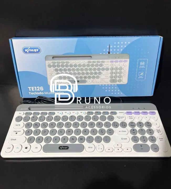 Teclado Multimídia Knup TE126 - Novo