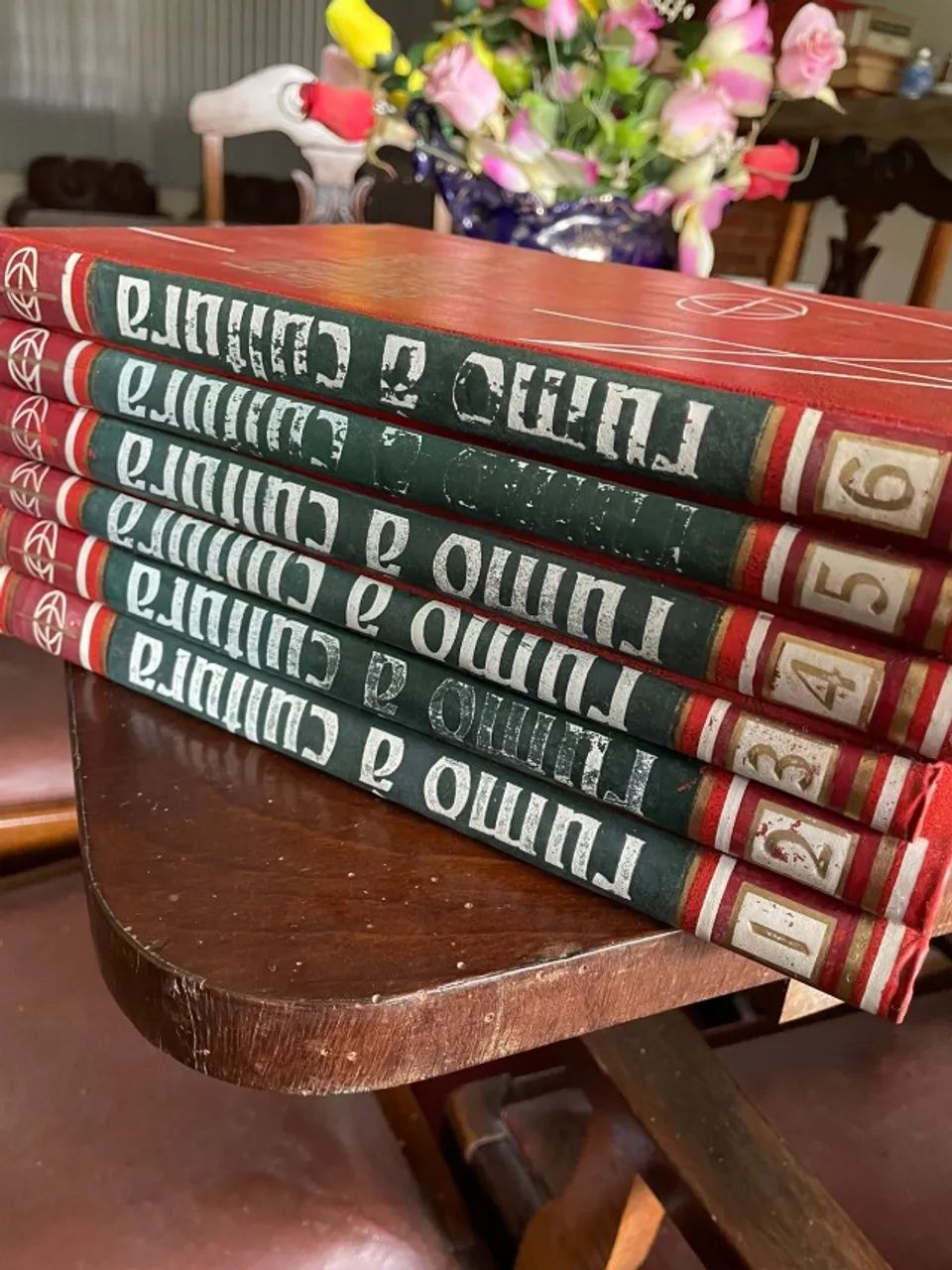 6 Volumes - Enciclopédia Antiga para Colecionadores Rumo a cultura Conhecimentos Gerais - Foto 2