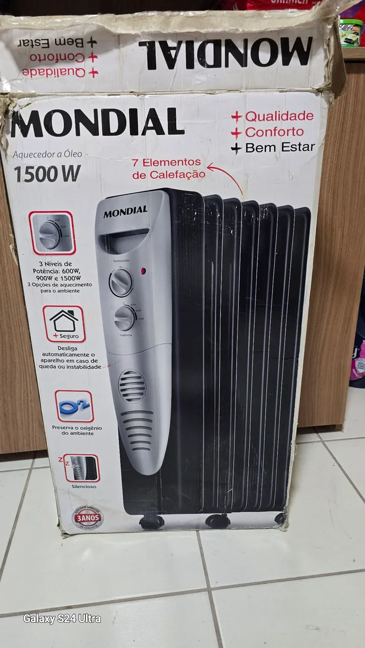 Aquecedor a Óleo Mondial 1500W - Conforto e Qualidade