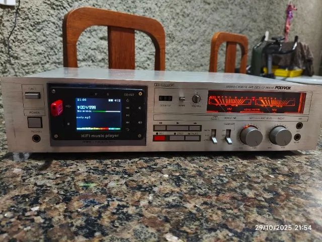 Tape Deck Polyvox CP 1900M - Tela MP3 Adaptada  - Foto 3