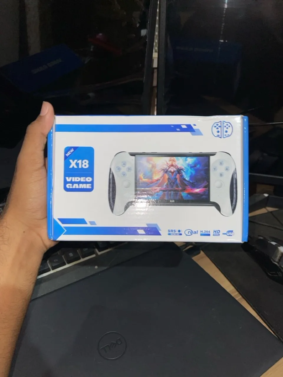 Video Game Console Portátil 16GB 10000 Jogos Retrô 5.1Polegadas Display de Alta Definição
