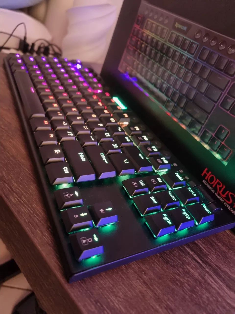 Teclado Mecânico Wireless Horus K621-RGB  - Foto 3