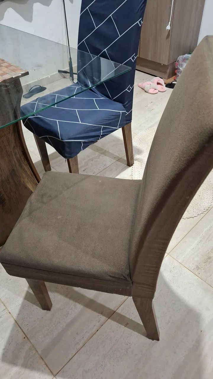 Mesa de Jantar em Vidro com Tampo de Mosaico - Foto 3