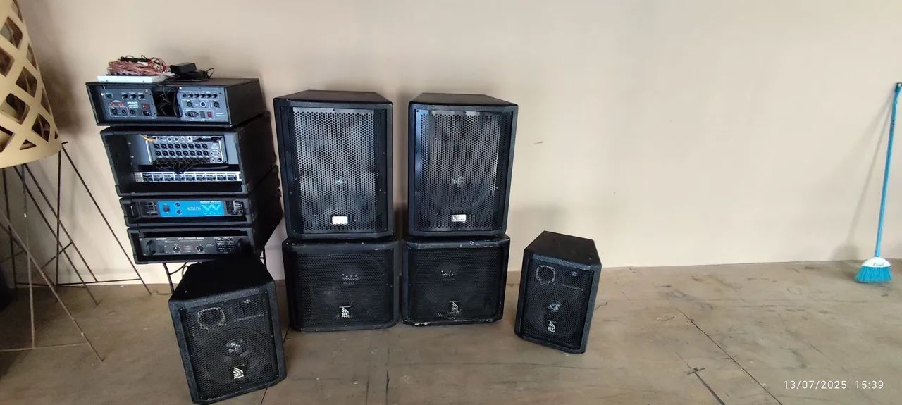 Sistema de Som Completo - Perfeito para Eventos!