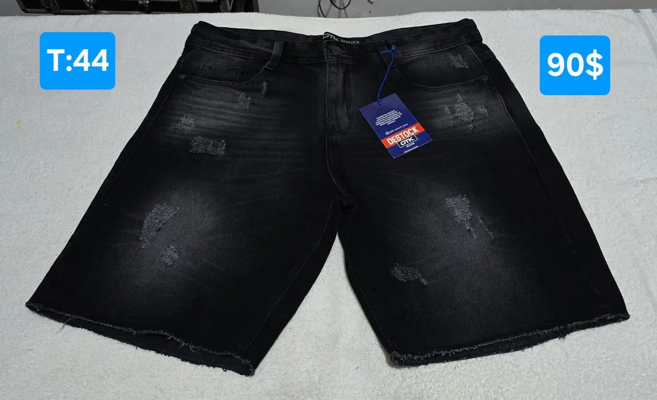 Bermuda jeans da Destock original  - Foto 4