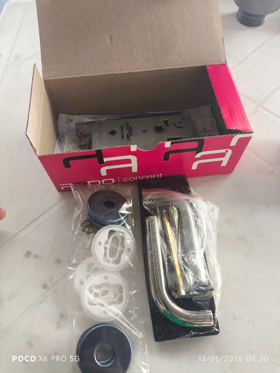 Kit de Ferragens para Porta banheiro 