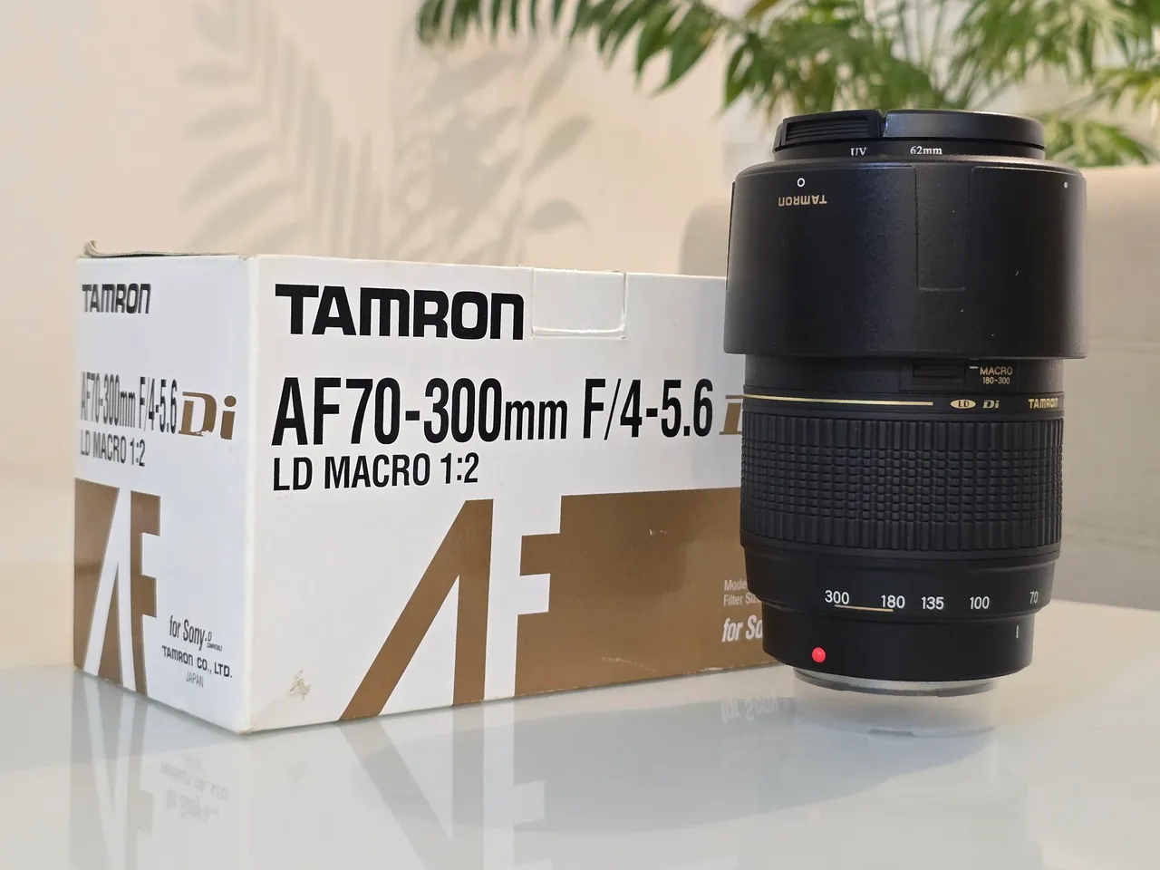 Lente Tamron AF 70-300mm F/4-5.6 Di LD Macro 1:2 para Sony