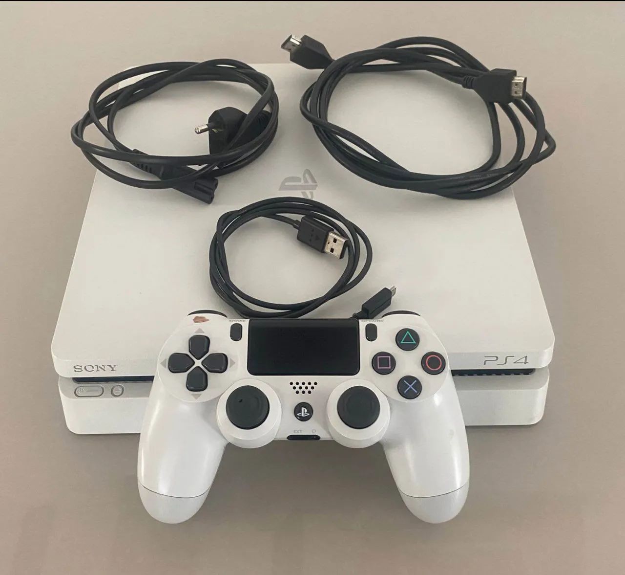 Playstation 4 Slim Branco - Foto 3