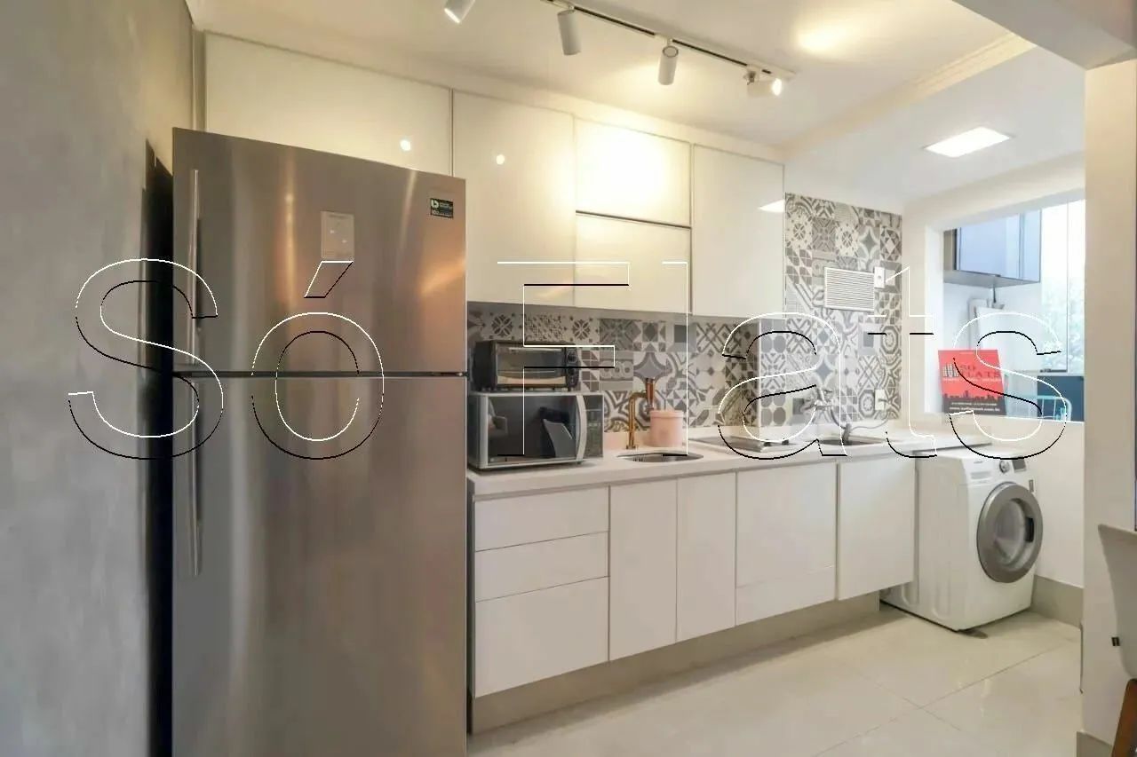 Flat na Vila Olímpia Fora do Pool para Investimento e Moradia - Foto 7