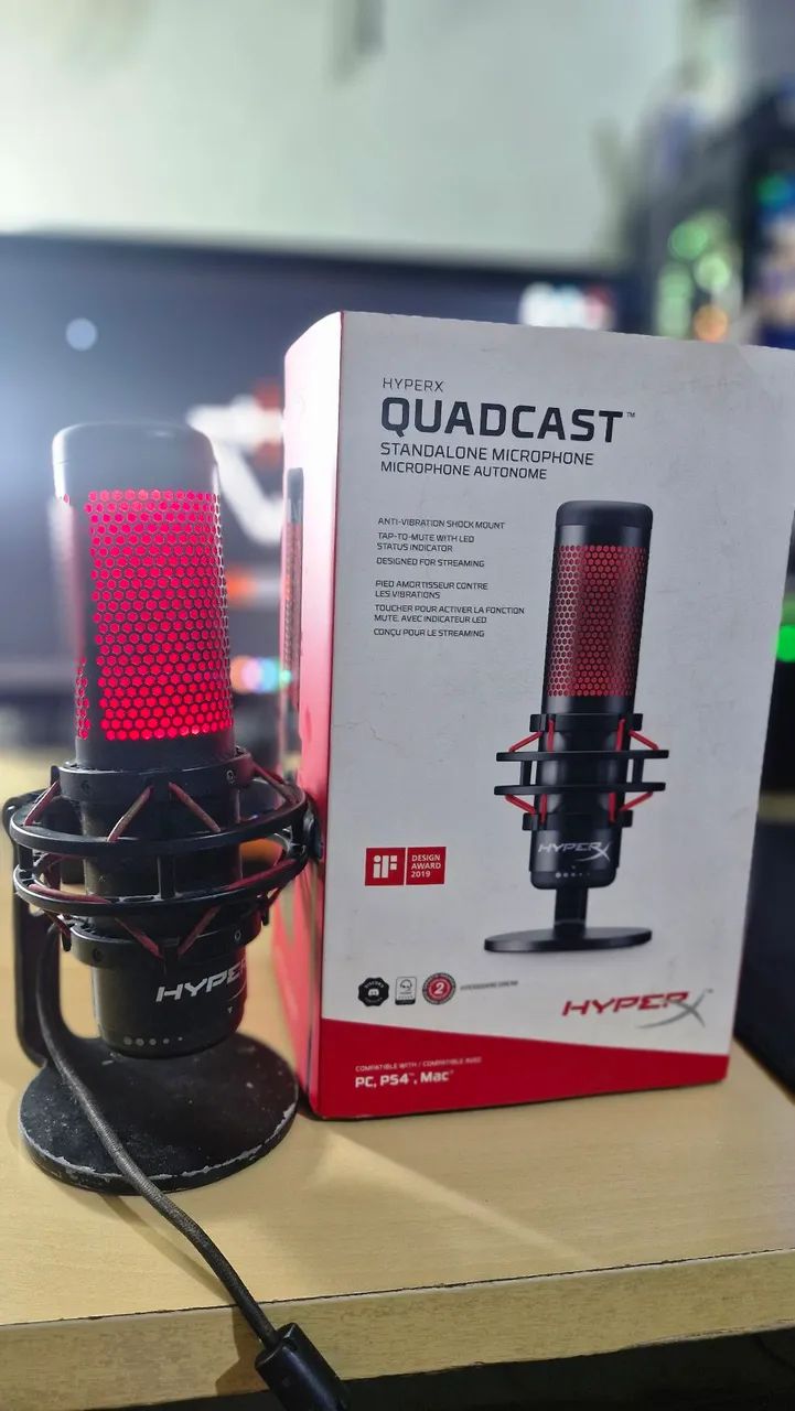 Microfone Profissional HYPERX QUADCAST - Foto 2