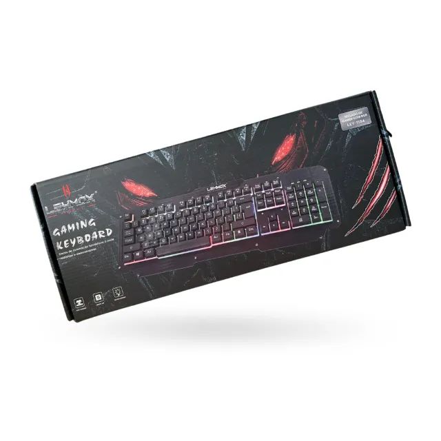 Teclado de Gamer com RGB; LEY-1554; Gaming Keyboard; Lehmox Hyper G.T - Foto 3