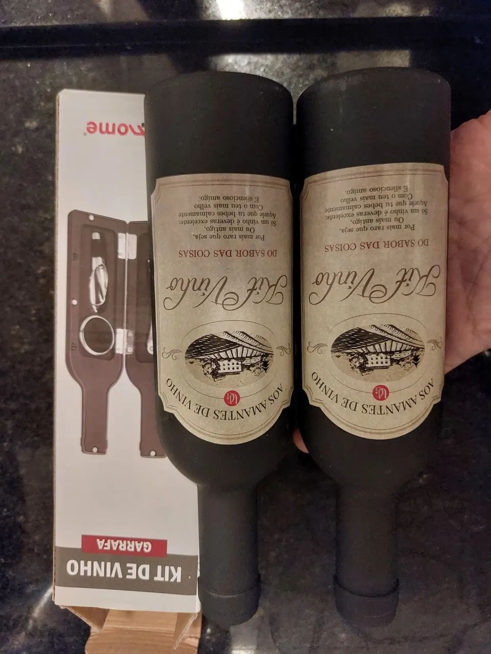 Kit de Vinho com Abridor - Foto 3