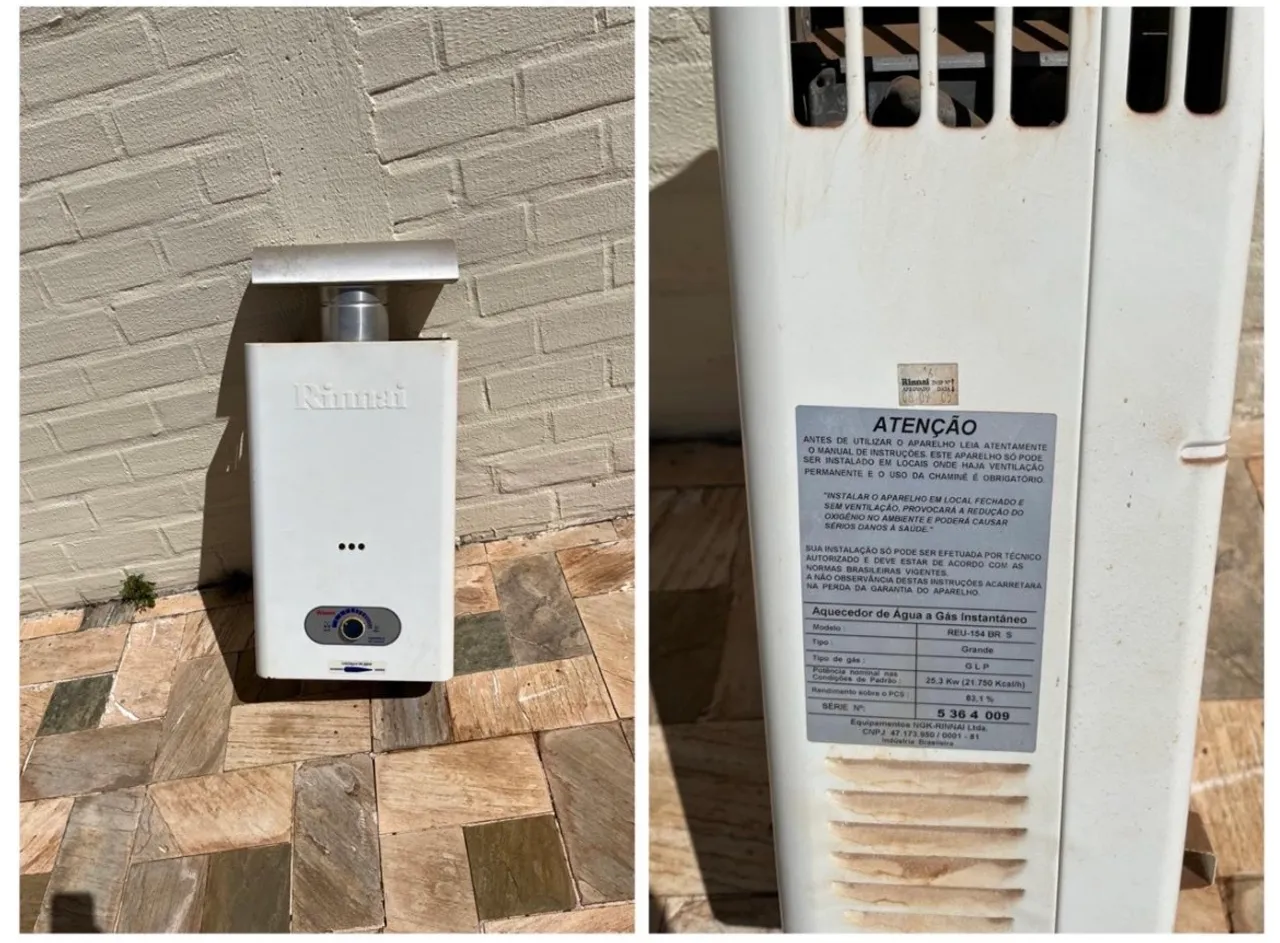 Aquecedor de Água a Gás Rinnai REU-154 BR S - Grande