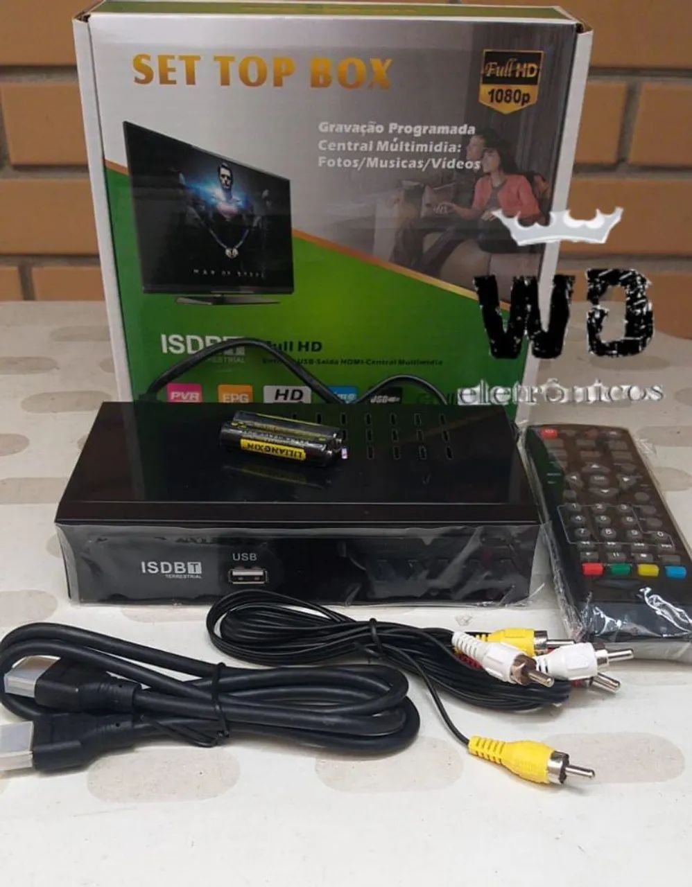 Receiver Digital ISDB-T Full HD