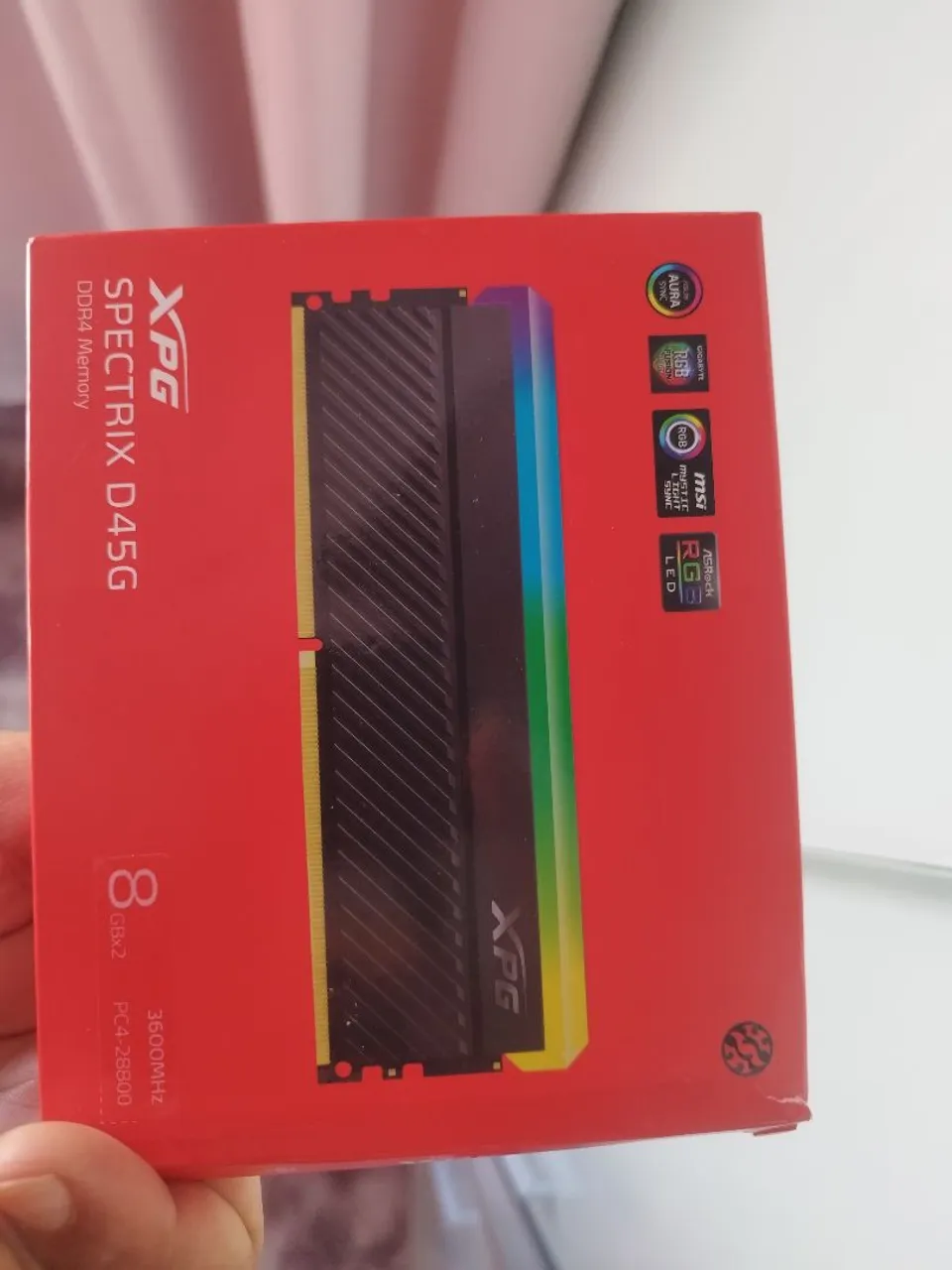 Memória RAM XPG Spectrix D45G 2x8GB DDR4 3600MHz