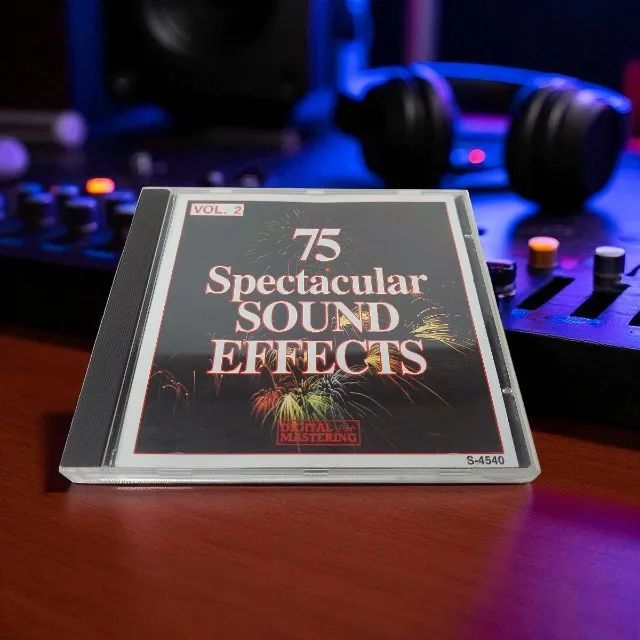 CD 75 Spectacular Sound Effects Vol. 2 - Usado, Original, Efeitos Sonoros