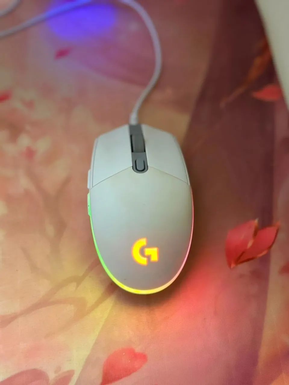 mouse gamer logitech g203 branco