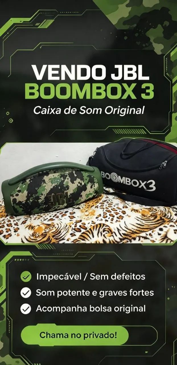 Caixa de som bombox3 pra vender 